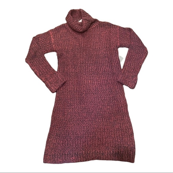 STITCHDROP Women's Statement 2 Tone Roll Neck Sweater Dress in TikTok - Picture 10 of 15